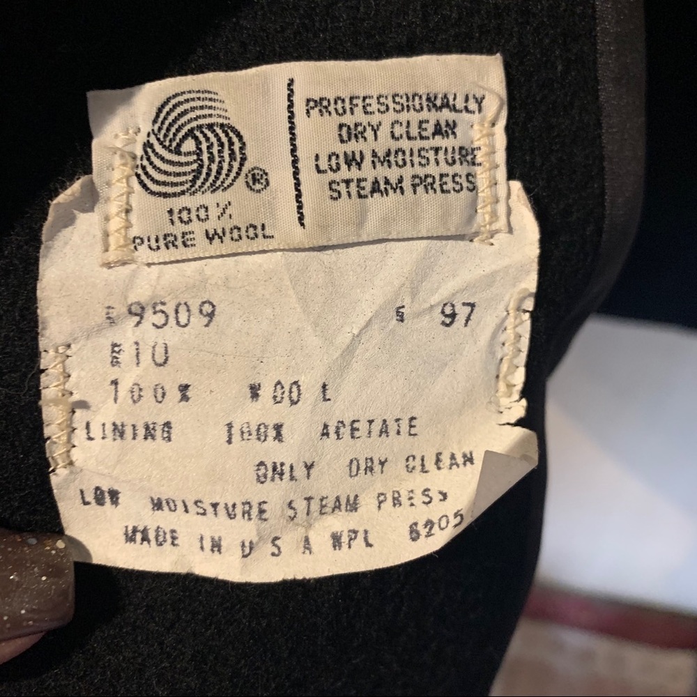 Saxton Hall- Vintage Long wool coat - Picture 5 of 12